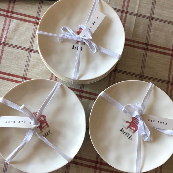 Rae Dunn Melamine Plates